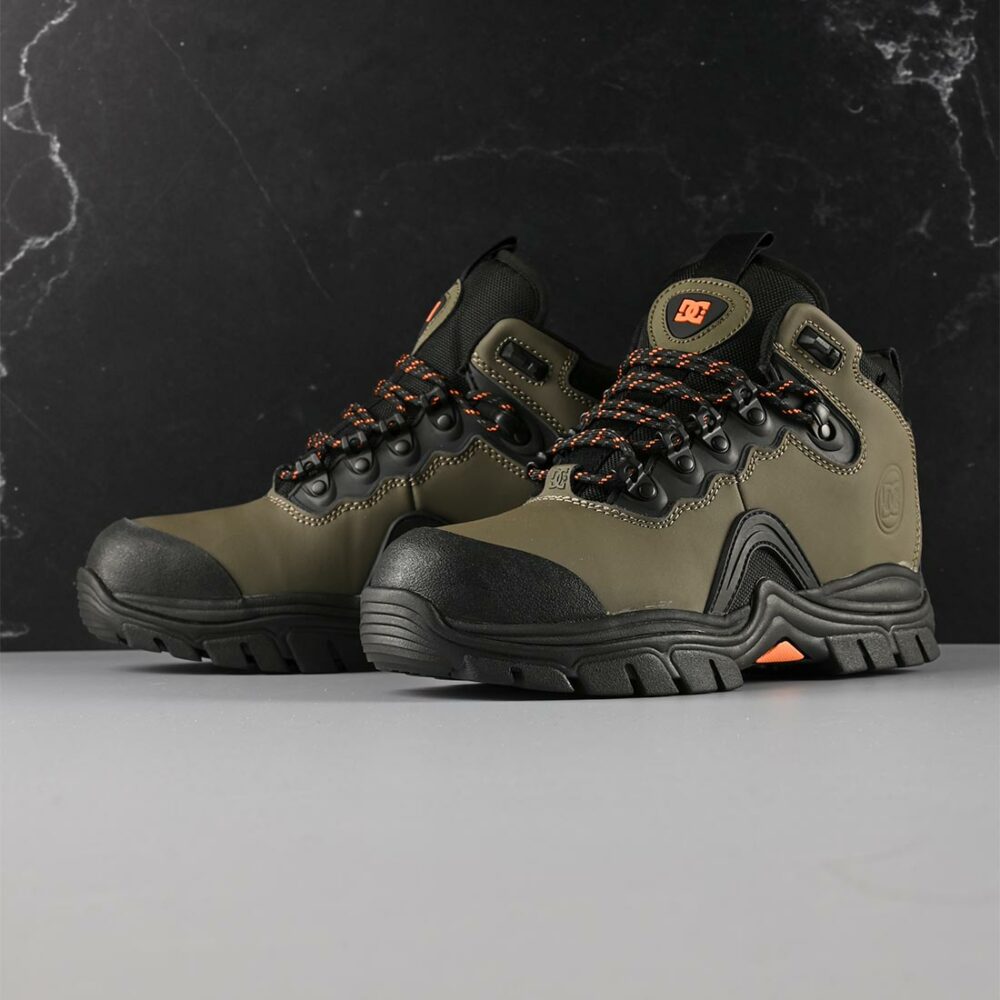 DC Navigator Lace Up Winter Boot - Dusty Olive/Orange