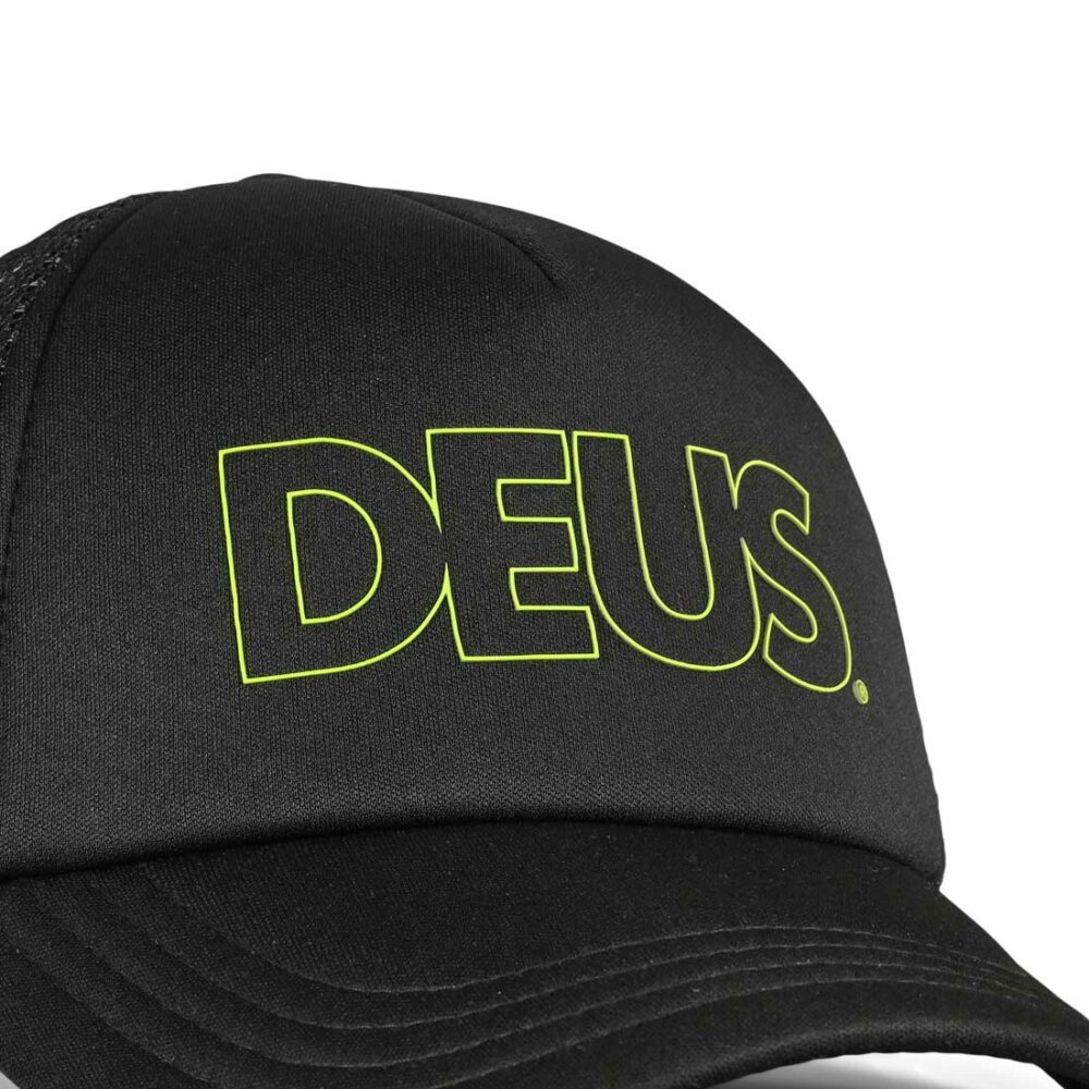 Deus Ex Machina Capper Trucker Cap - Black