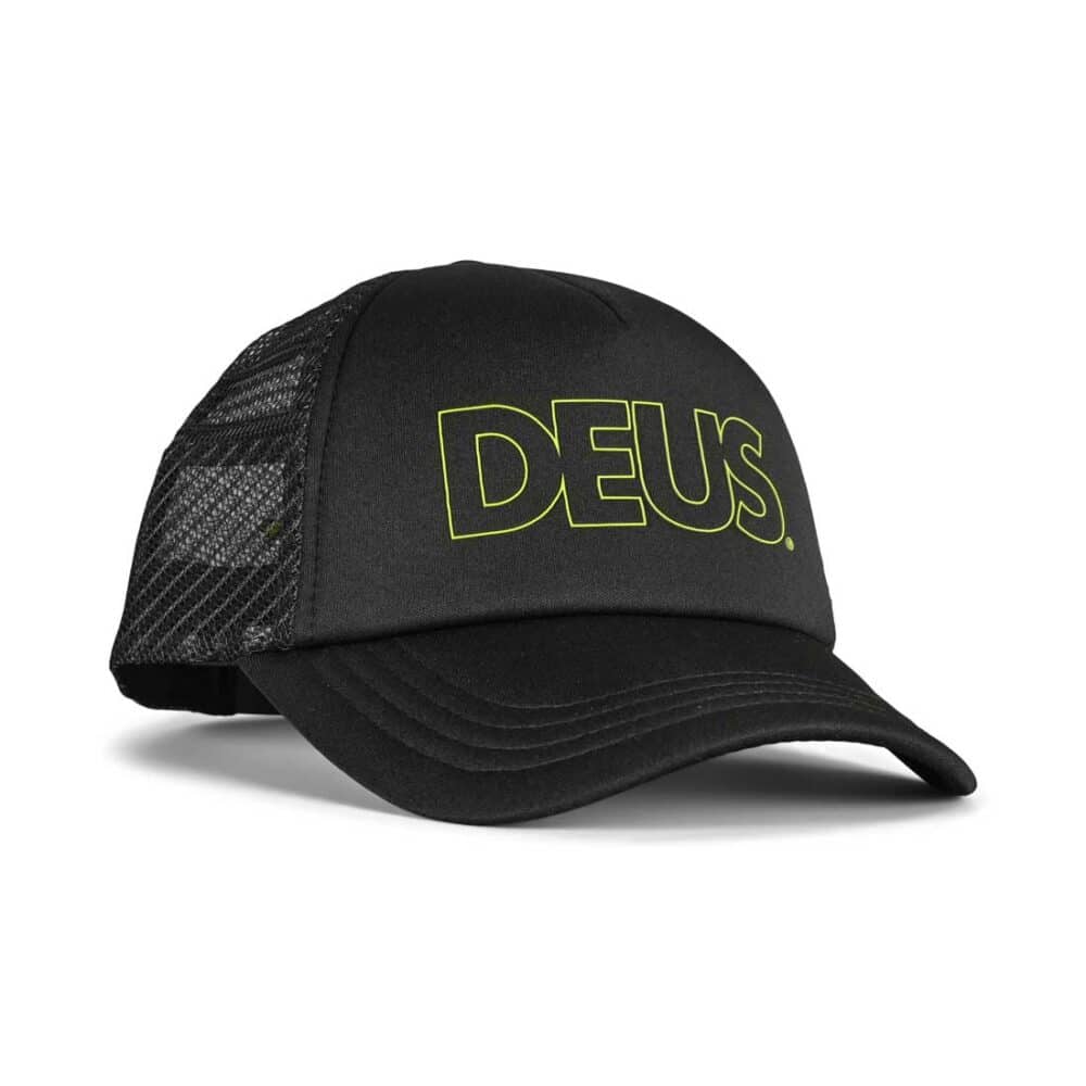 Deus Ex Machina Capper Trucker Cap - Black