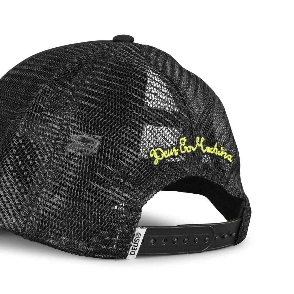 Deus Ex Machina Capper Trucker Cap - Black