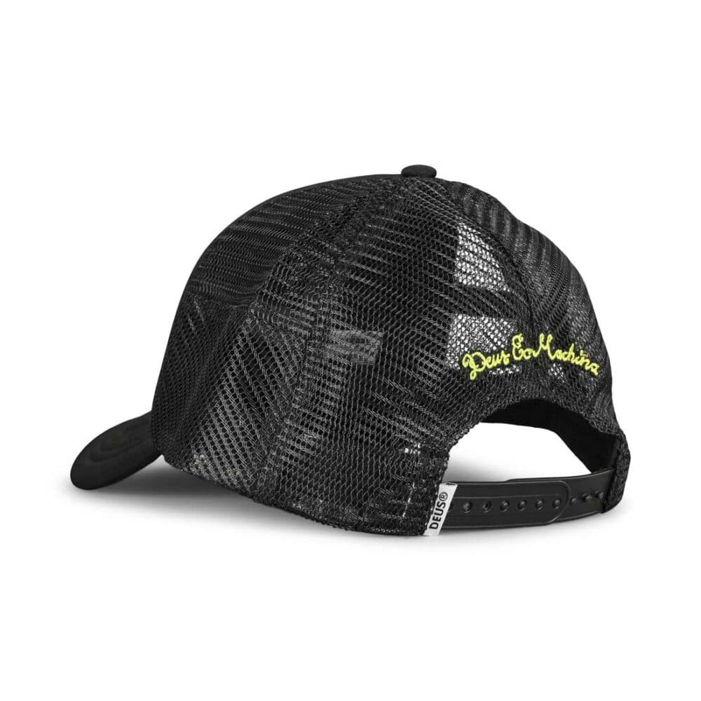 Deus Ex Machina Capper Trucker Cap - Black