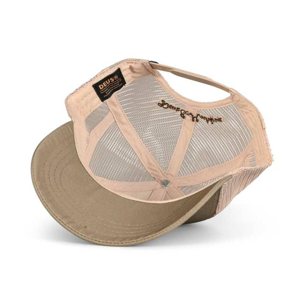 Deus Ex Machina Woven Pill Trucker Cap - Tobacco Brown