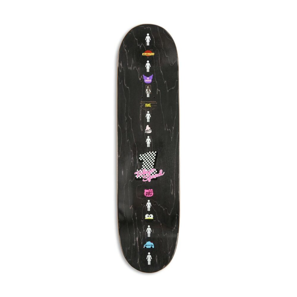 Girl Sanrio Tokyo Speed Tyler Pacheco 8.375" Skateboard Deck