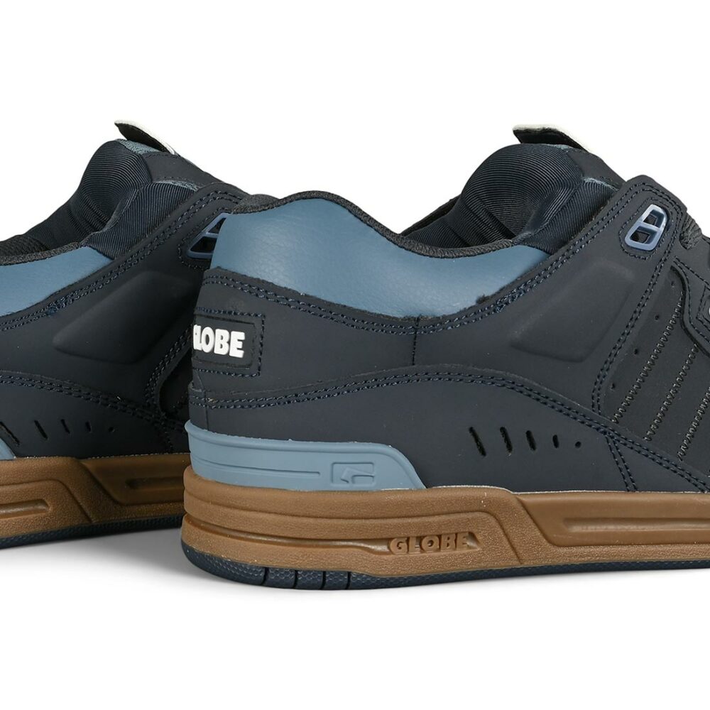 Globe Fusion Skate Shoes - Navy/Blue/Gum