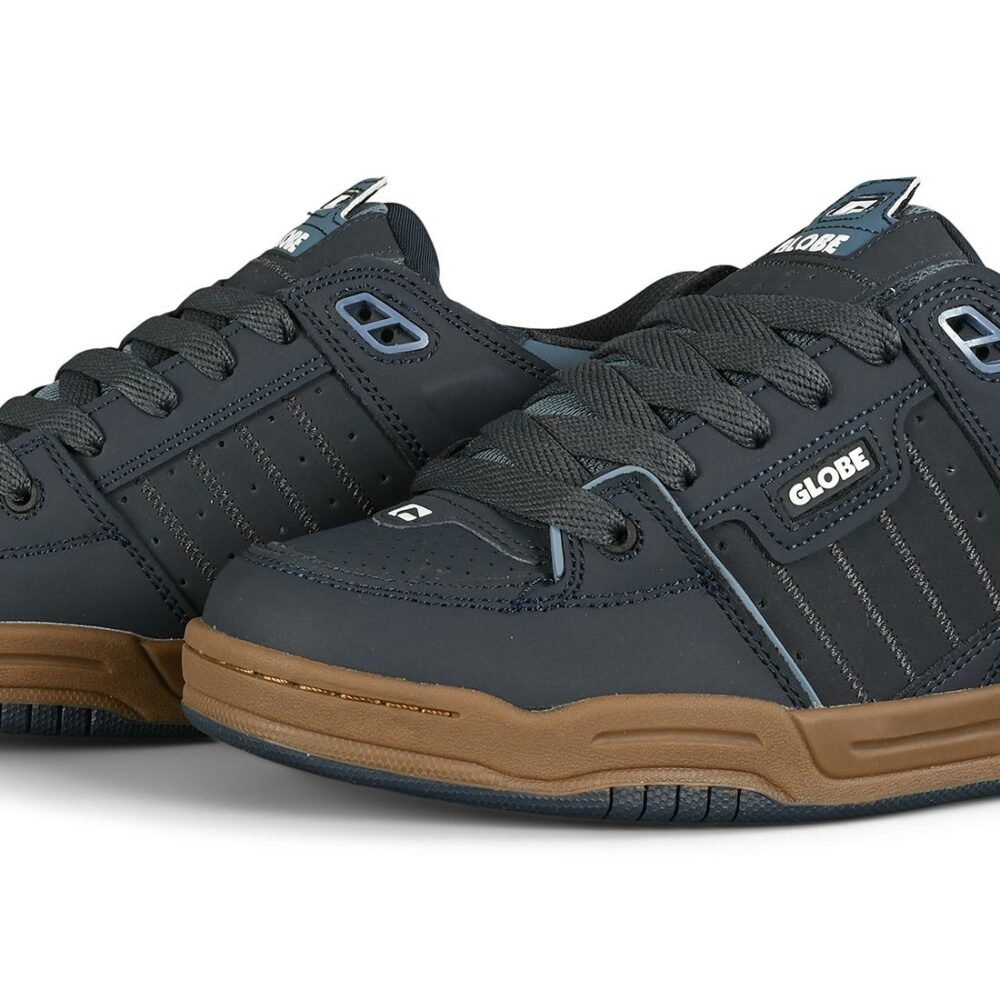 Globe Fusion Skate Shoes - Navy/Blue/Gum