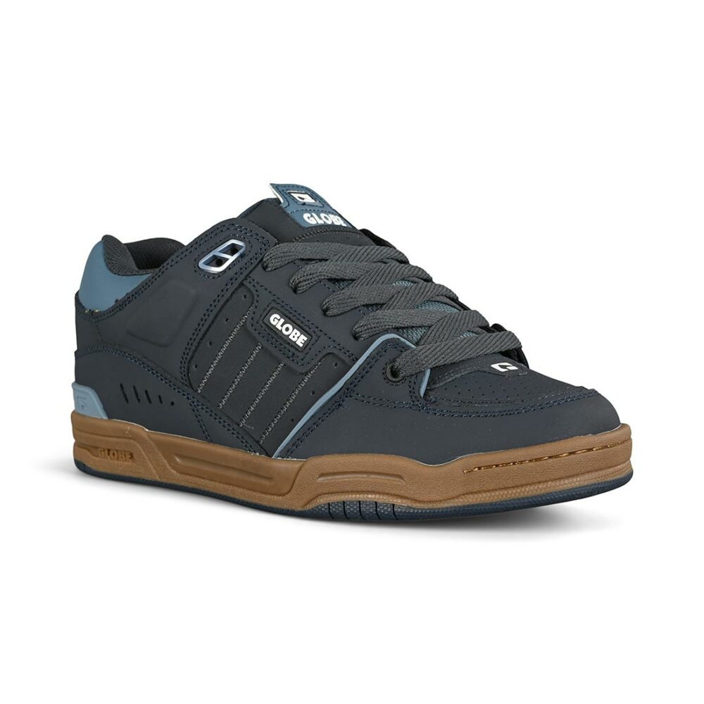 Globe Fusion Skate Shoes - Navy/Blue/Gum