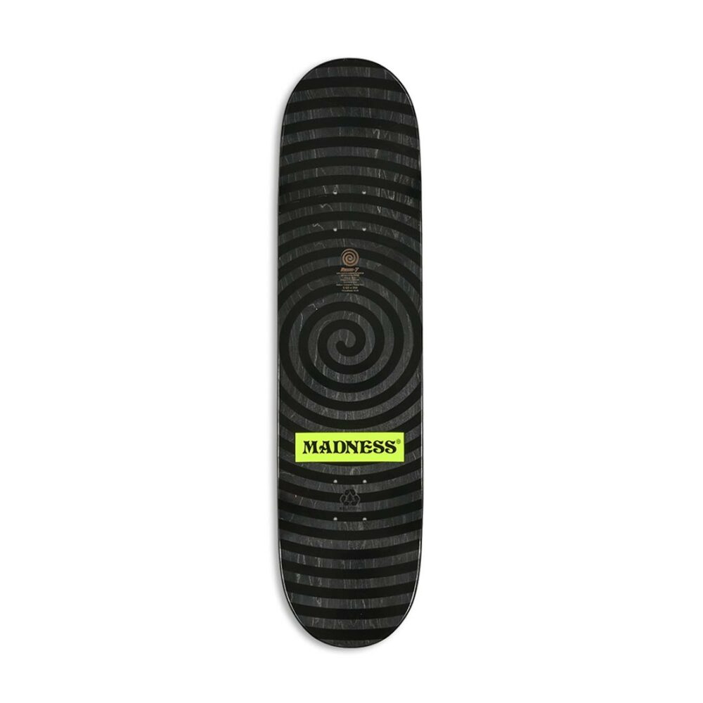 Madness Voices R7 Slick 8.125" Skateboard Deck - Blue/Green