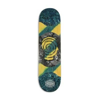 Madness Voices R7 Slick 8.125" Skateboard Deck - Blue/Green