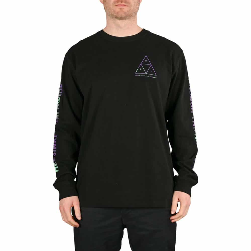 Makia x HUF Trifecta L/S T-Shirt - Black