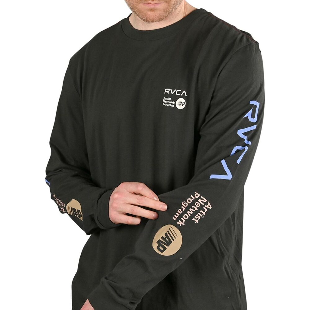 RVCA ANP L/S T-Shirt - Black/Blue