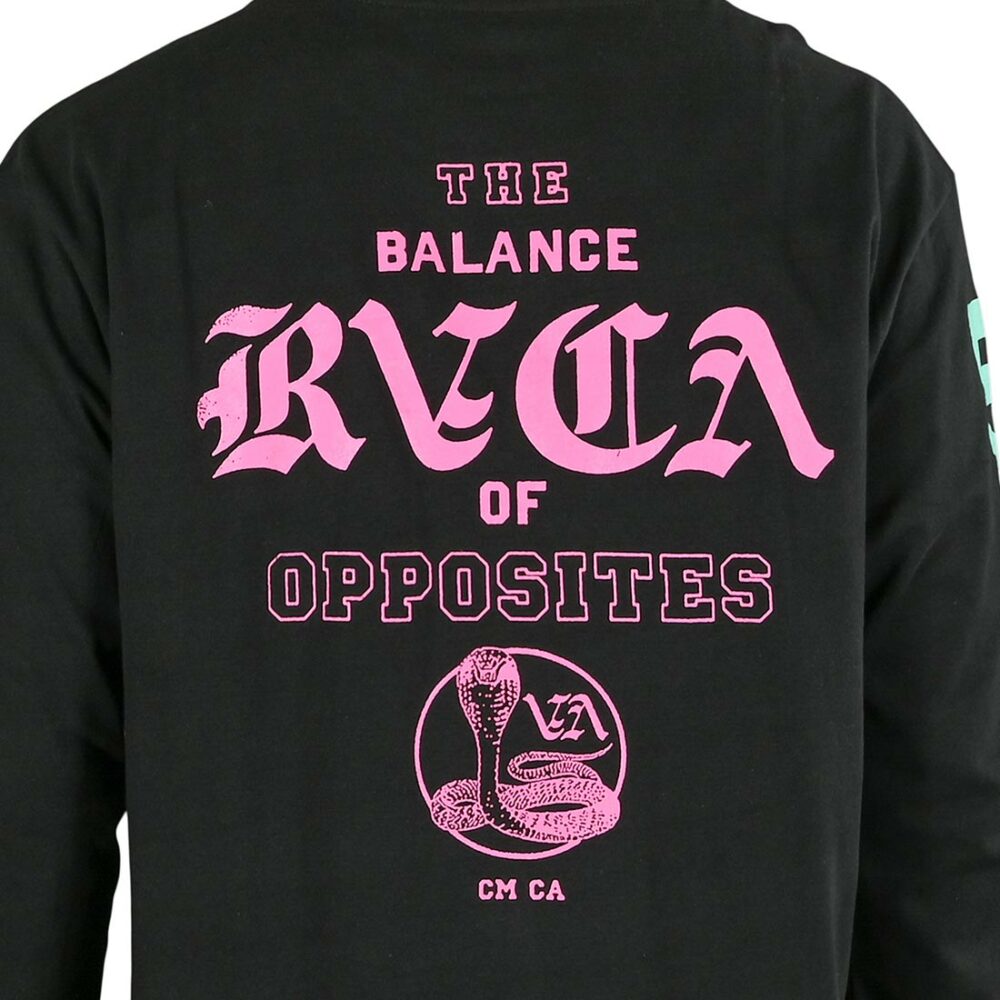 RVCA Cobra University L/S T-Shirt - Black