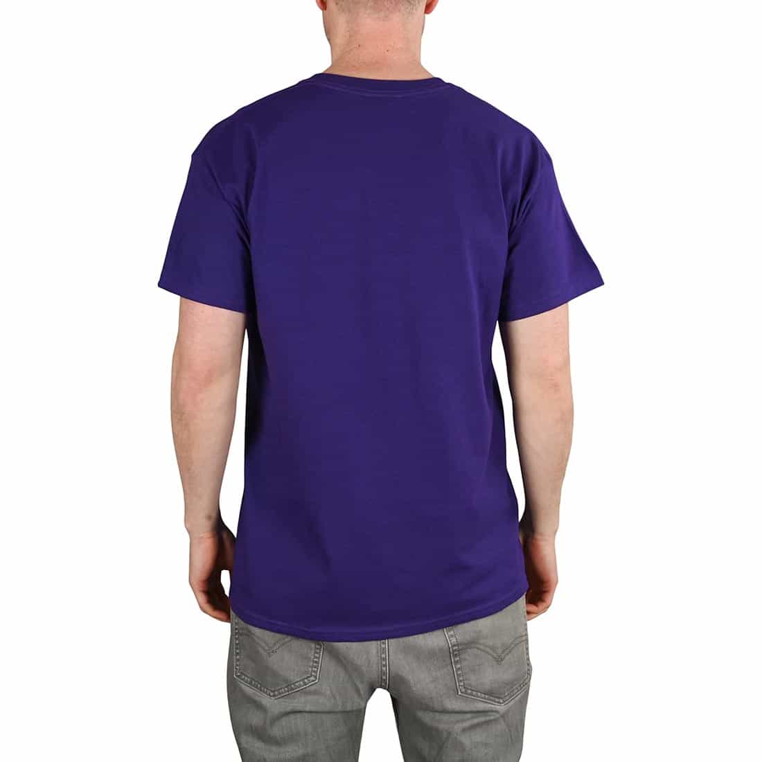 Grey and purple thrasher shirt outlet