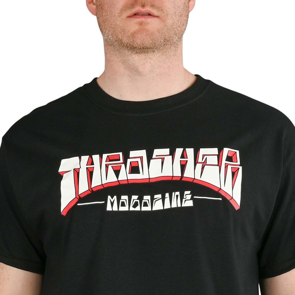 Thrasher Firme S/S T-Shirt - Black