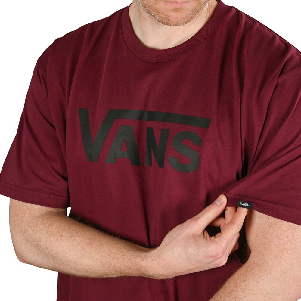 Vans Classic S/S T-Shirt - Burgundy/Black