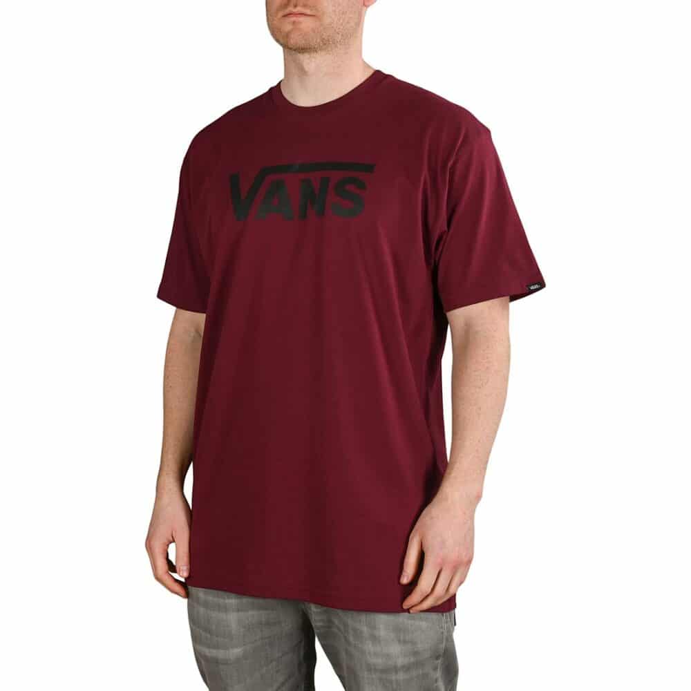 Vans Classic S/S T-Shirt - Burgundy/Black