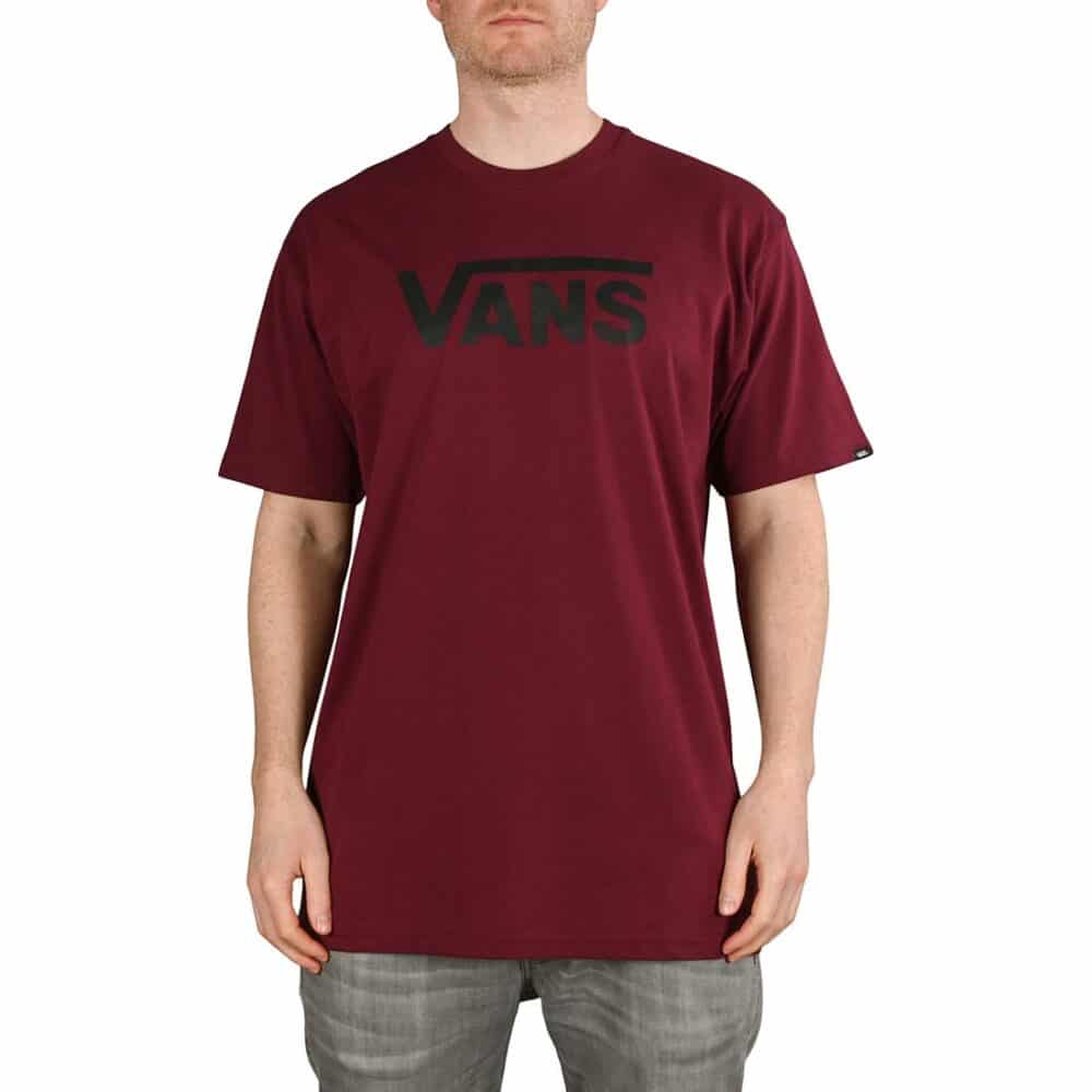 Vans Classic S/S T-Shirt - Burgundy/Black