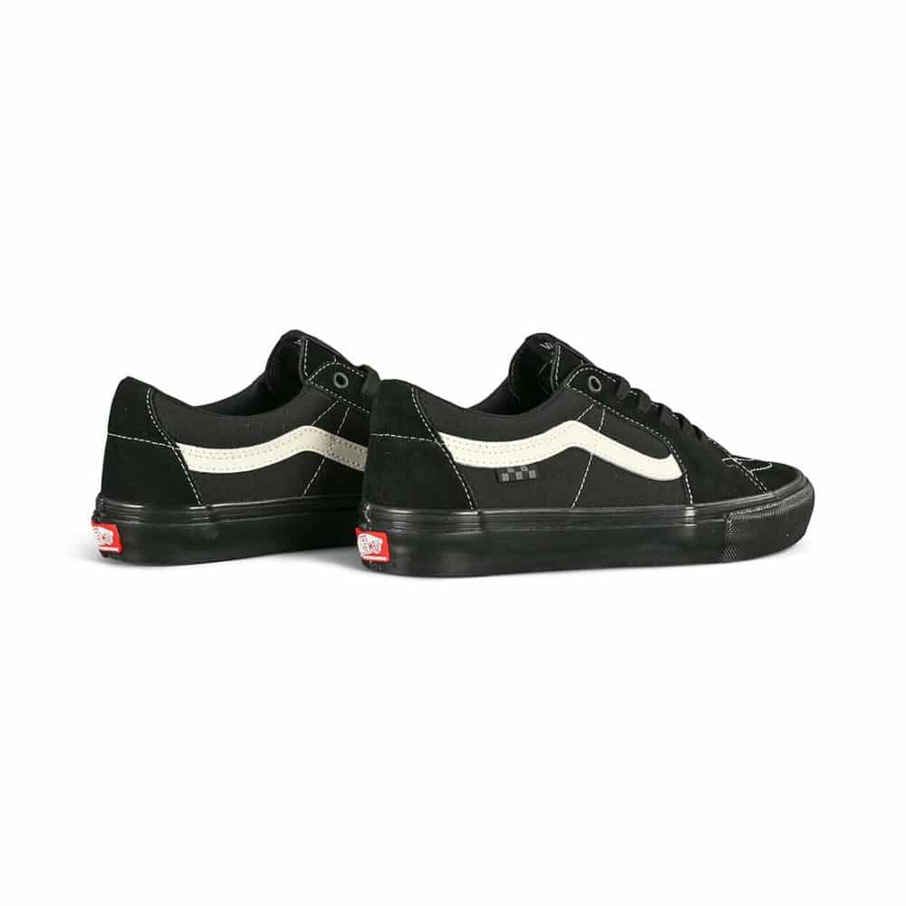 Vans Sk8-Low Skate Shoes - Black/Marshmallow