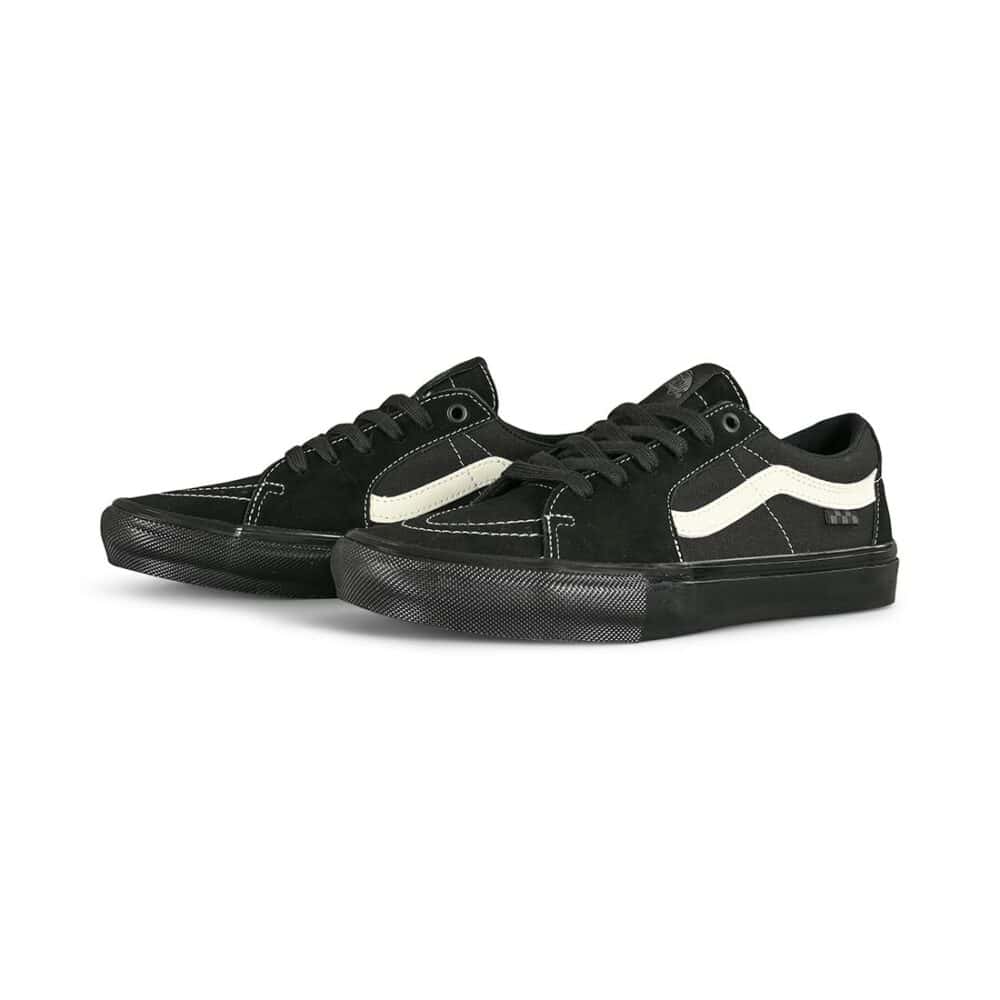 Vans Sk8-Low Skate Shoes - Black/Marshmallow