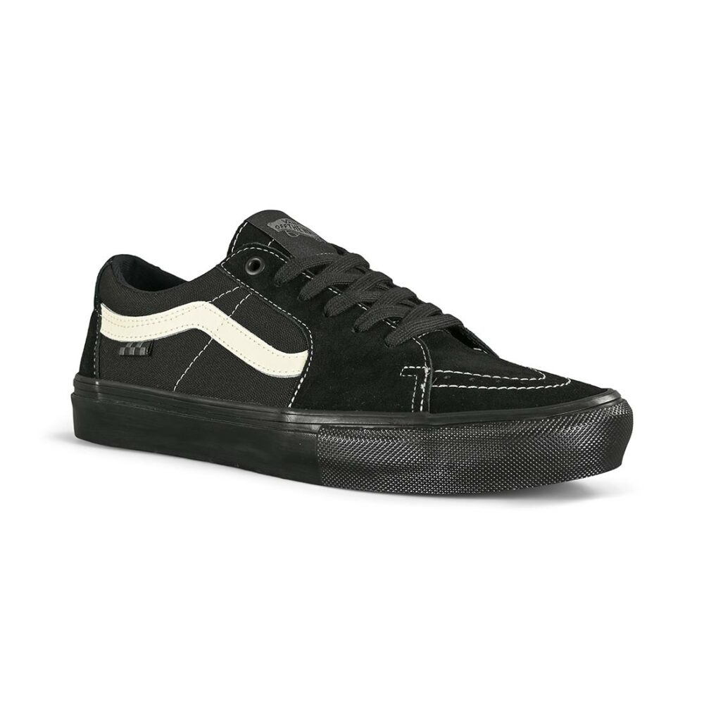 Vans Sk8-Low Skate Shoes - Black/Marshmallow