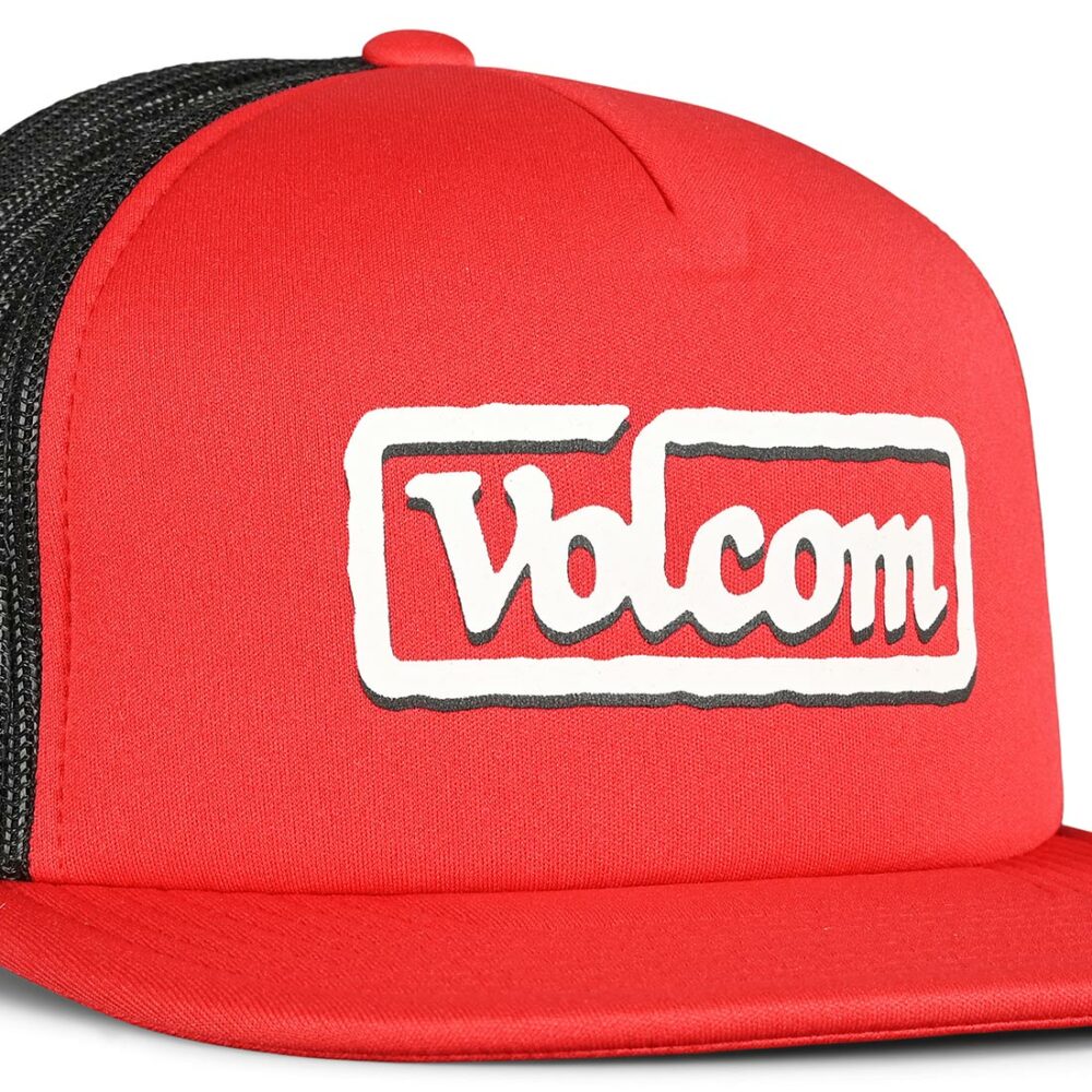 Volcom Axwell Trucker Cap - Ribbon Red