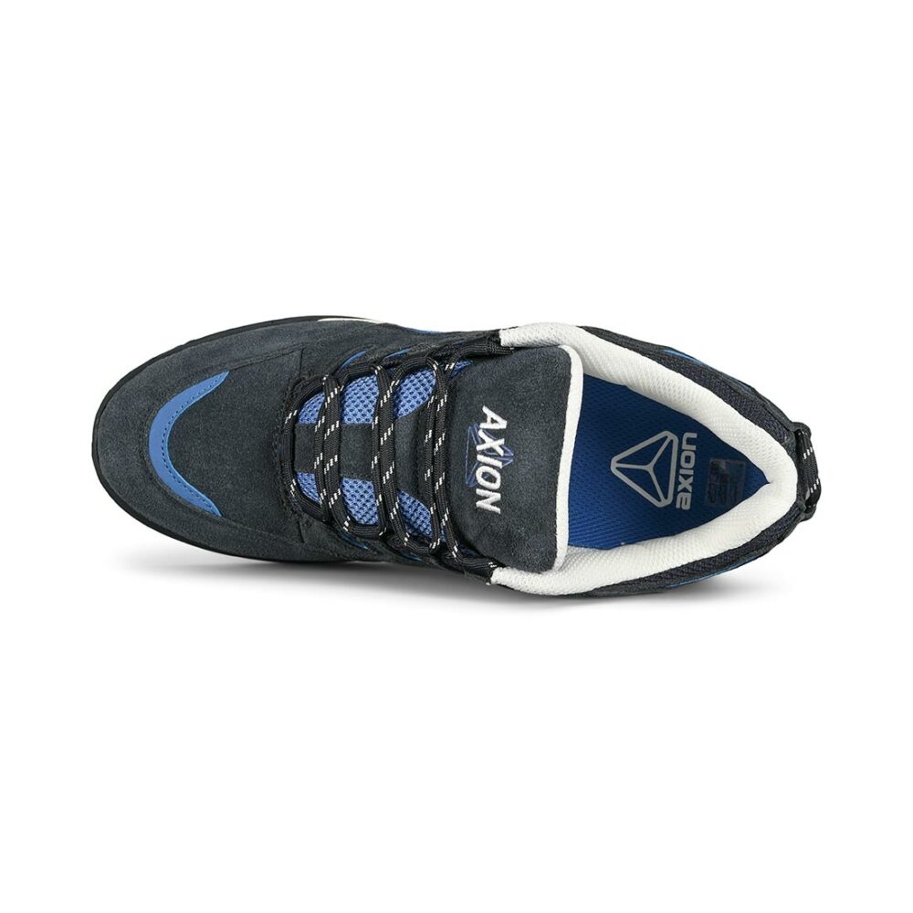 Axion Official Skate Shoes - Navy/Carolina/White