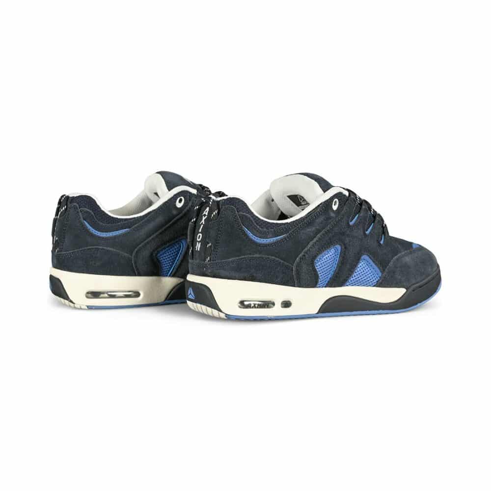 Axion Official Skate Shoes - Navy/Carolina/White