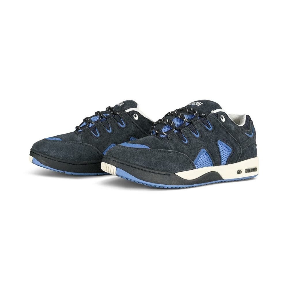 Axion Official Skate Shoes - Navy/Carolina/White