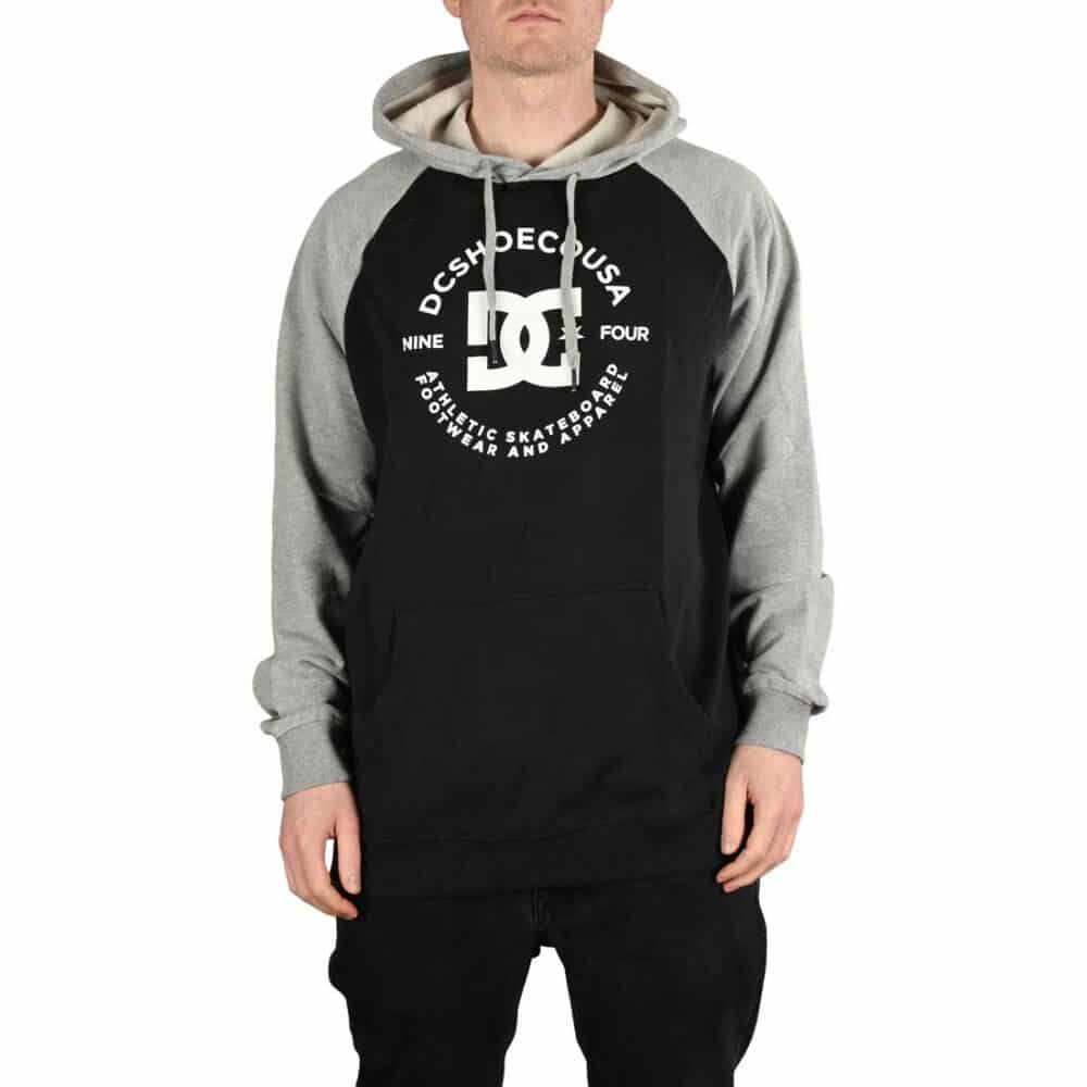 DC Star Pilot Pullover Hoodie - Black/Grey Heather