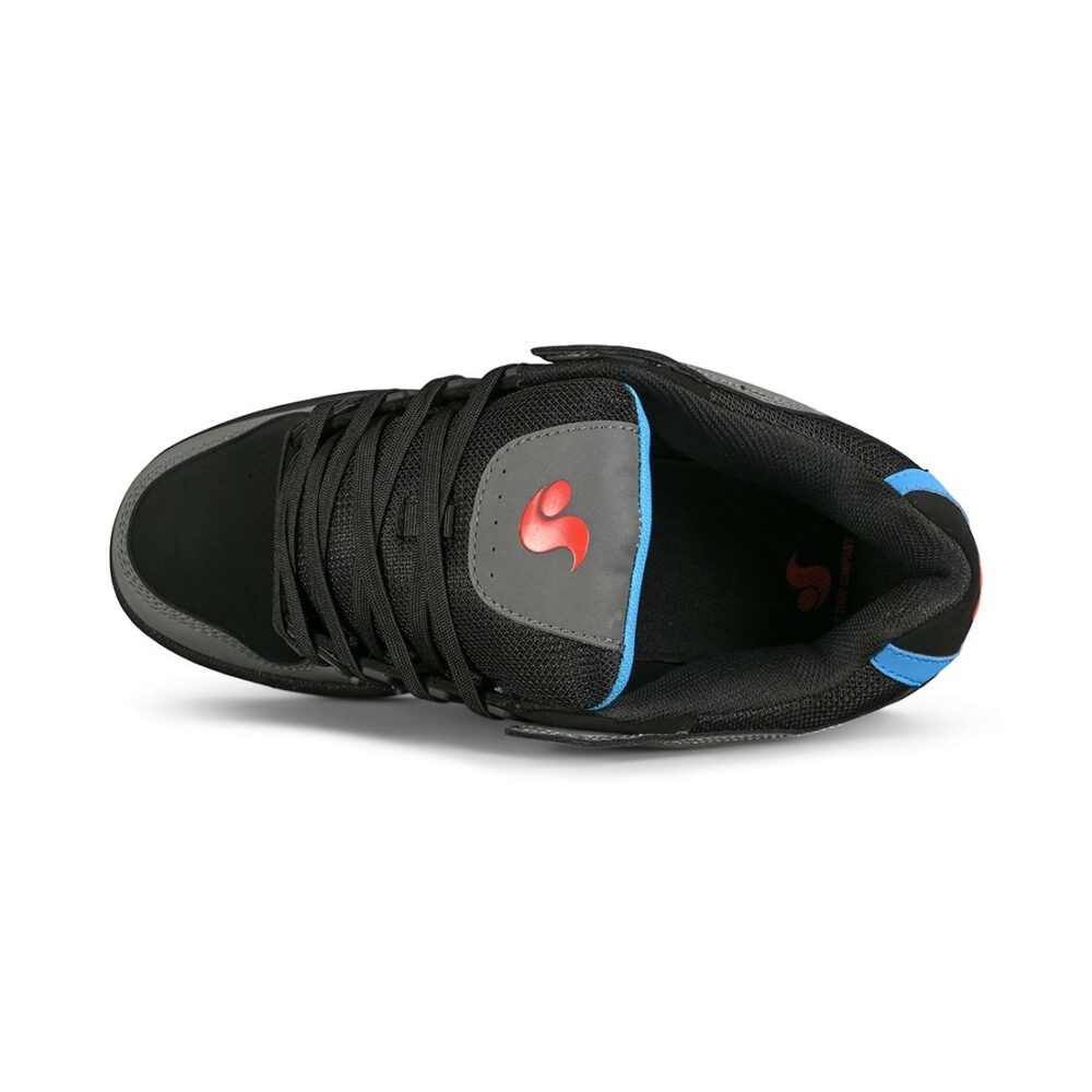 DVS Celsius Skate Shoes - Black/Charcoal/Blue/Fiery Red