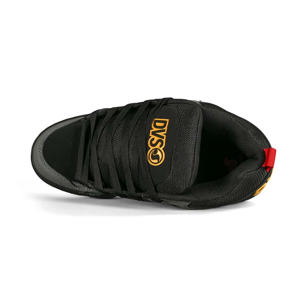 DVS Comanche Skate Shoes - Black/Charcoal/Gum/Gold Fusion