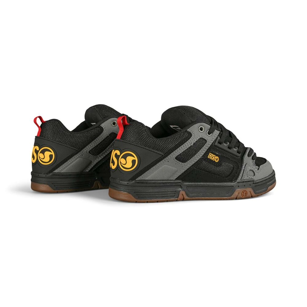 DVS Comanche Skate Shoes - Black/Charcoal/Gum/Gold Fusion