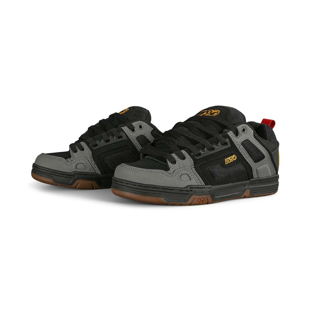 DVS Comanche Skate Shoes - Black/Charcoal/Gum/Gold Fusion