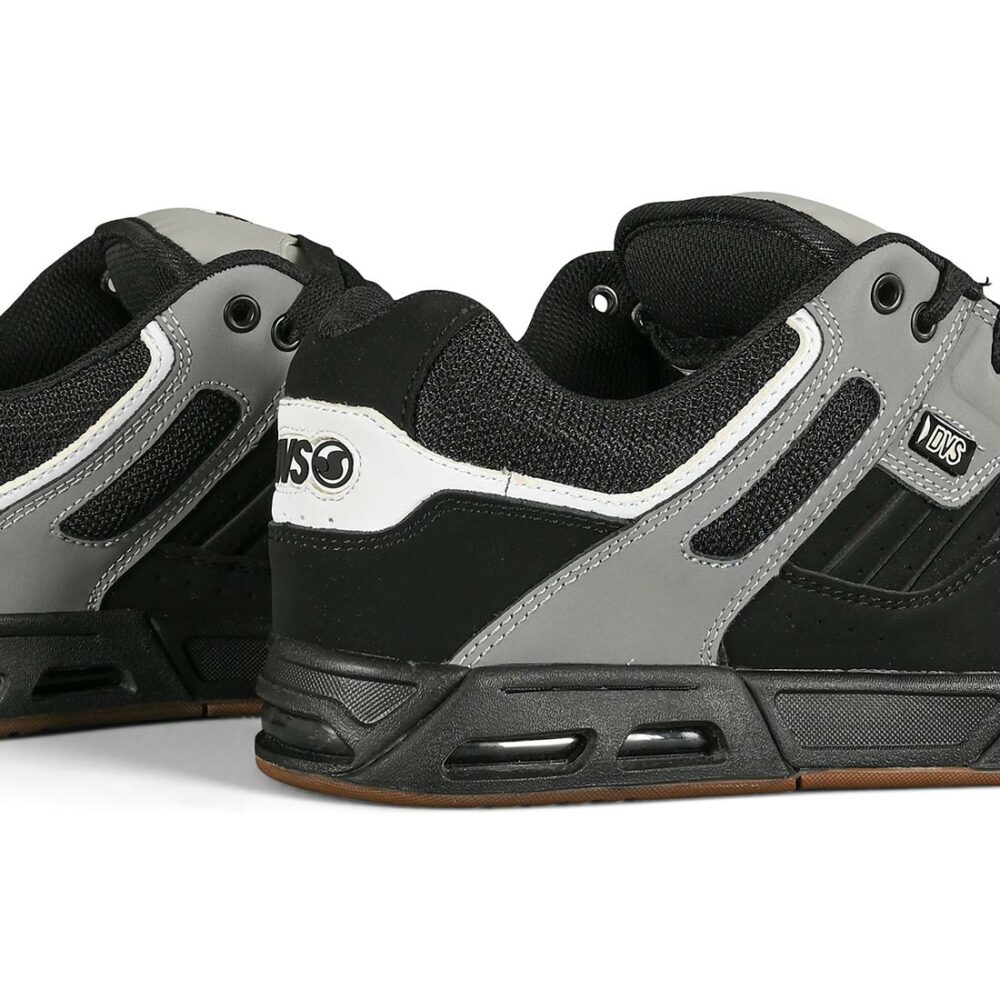 DVS Enduro Heir Skate Shoes - Charcoal/Black/White