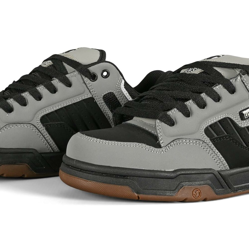 DVS Enduro Heir Skate Shoes - Charcoal/Black/White