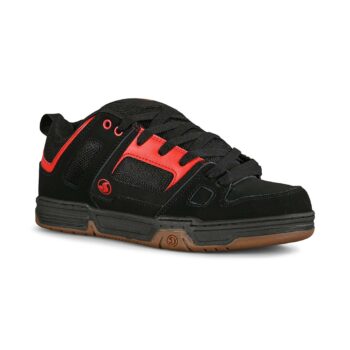 DVS Gambol Skate Shoes - Black/Red/Gum