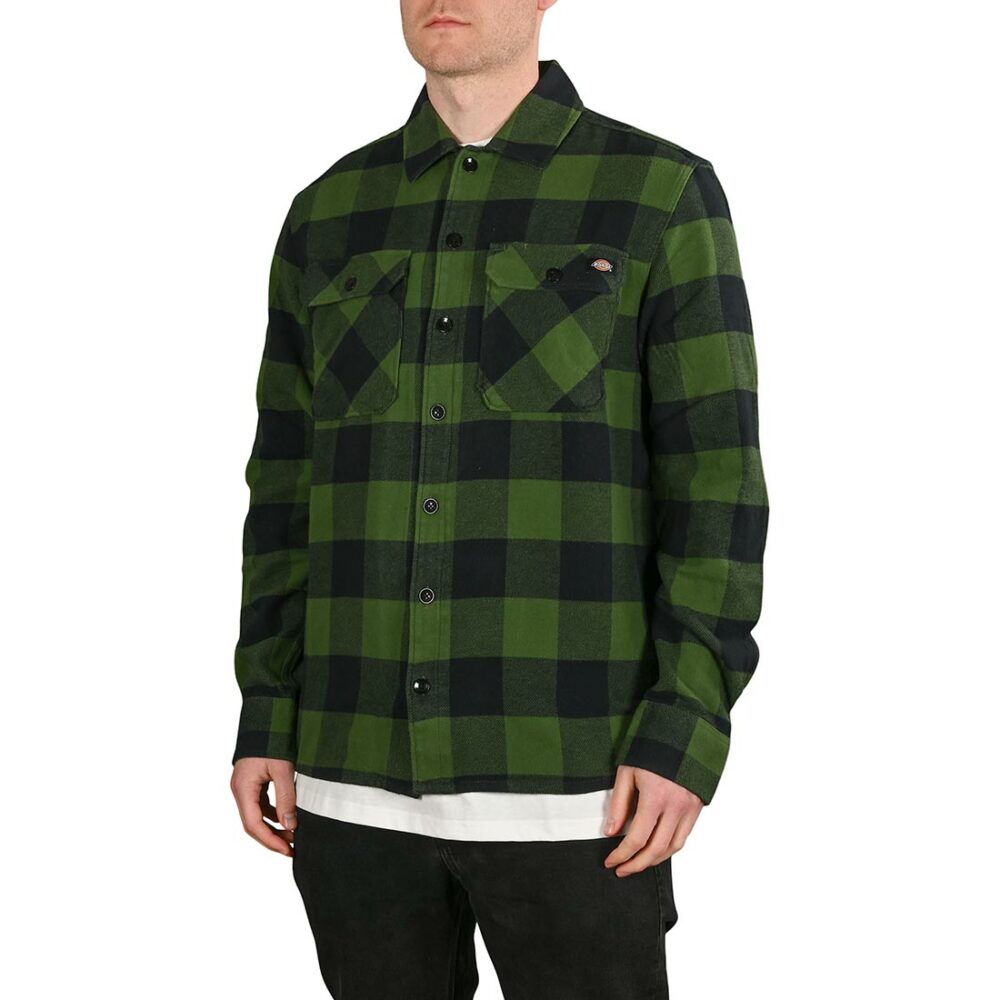 Dickies New Sacramento L/S Shirt - Pine Green