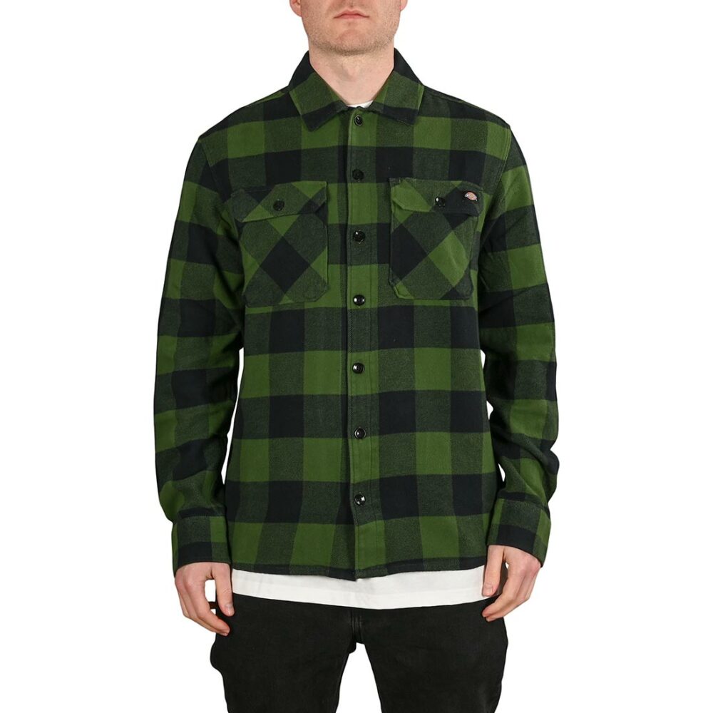 Dickies New Sacramento L/S Shirt - Pine Green