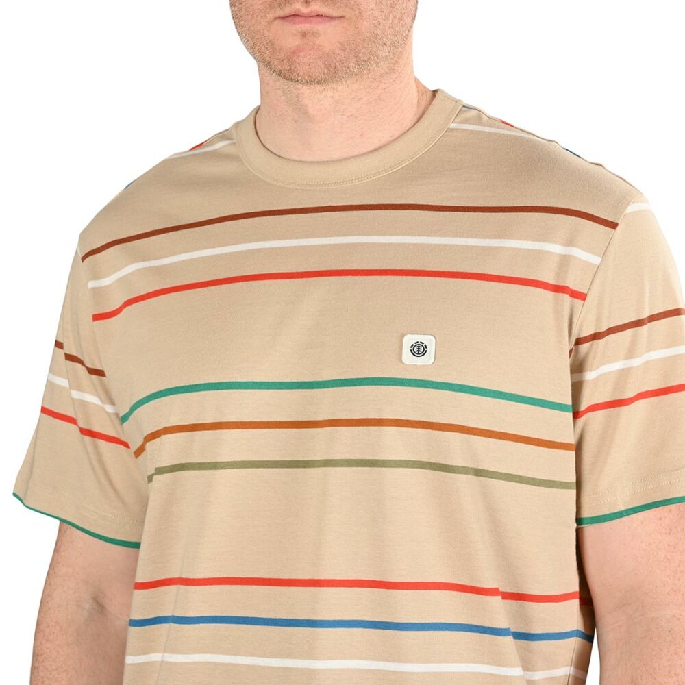 Element Hovden Stripes S/S T-Shirt - Oxford Tan