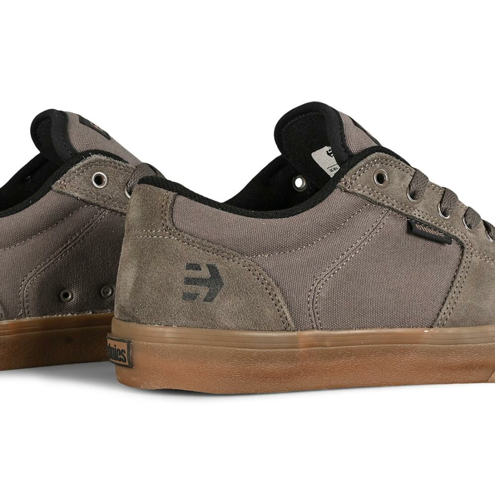 Etnies Barge LS Skate Shoes - Olive/Grey/Gum