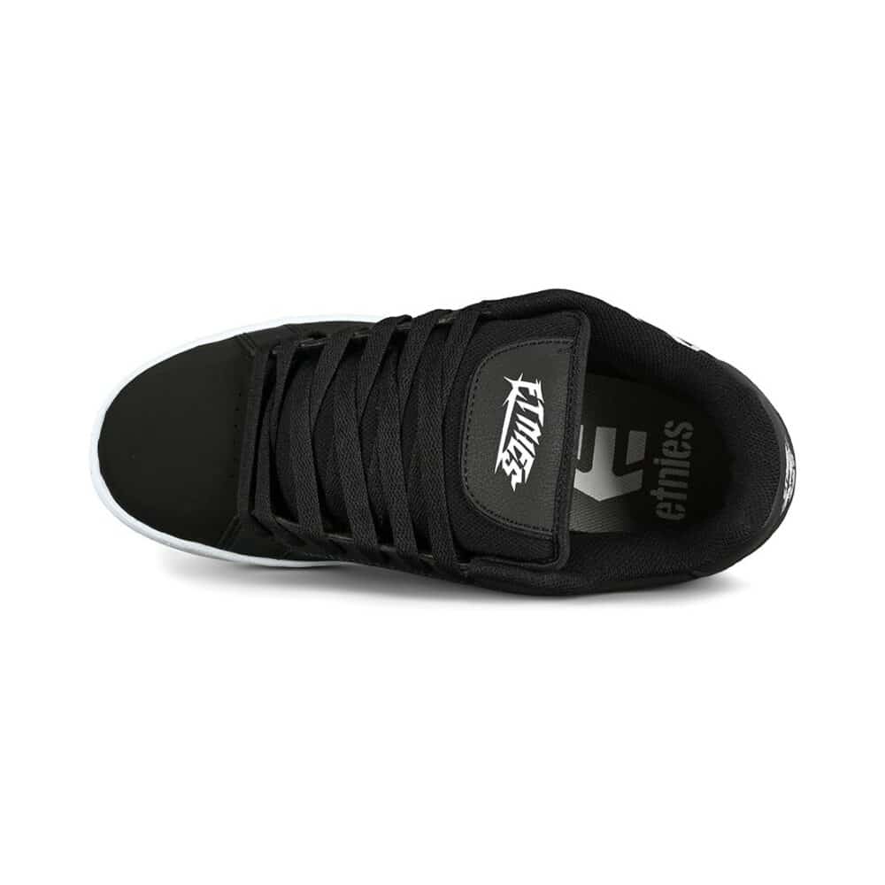 Etnies Fader Skate Shoes - Black/Skulls