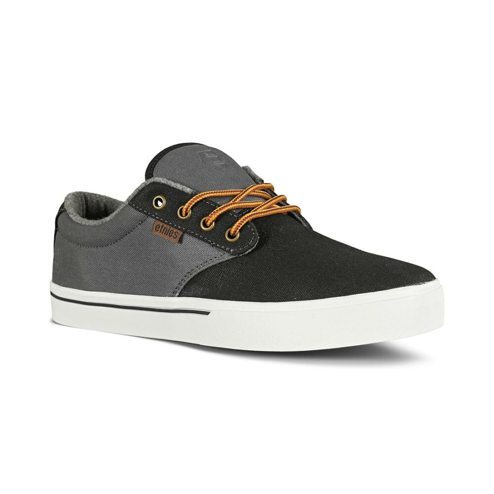 Etnies Jameson 2 Eco Skate Shoes - Black/Grey/Gold