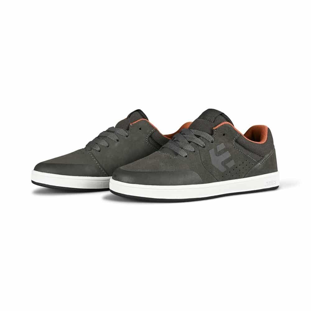 Etnies Marana Kids Skate Shoes - Dark Grey/Light Grey