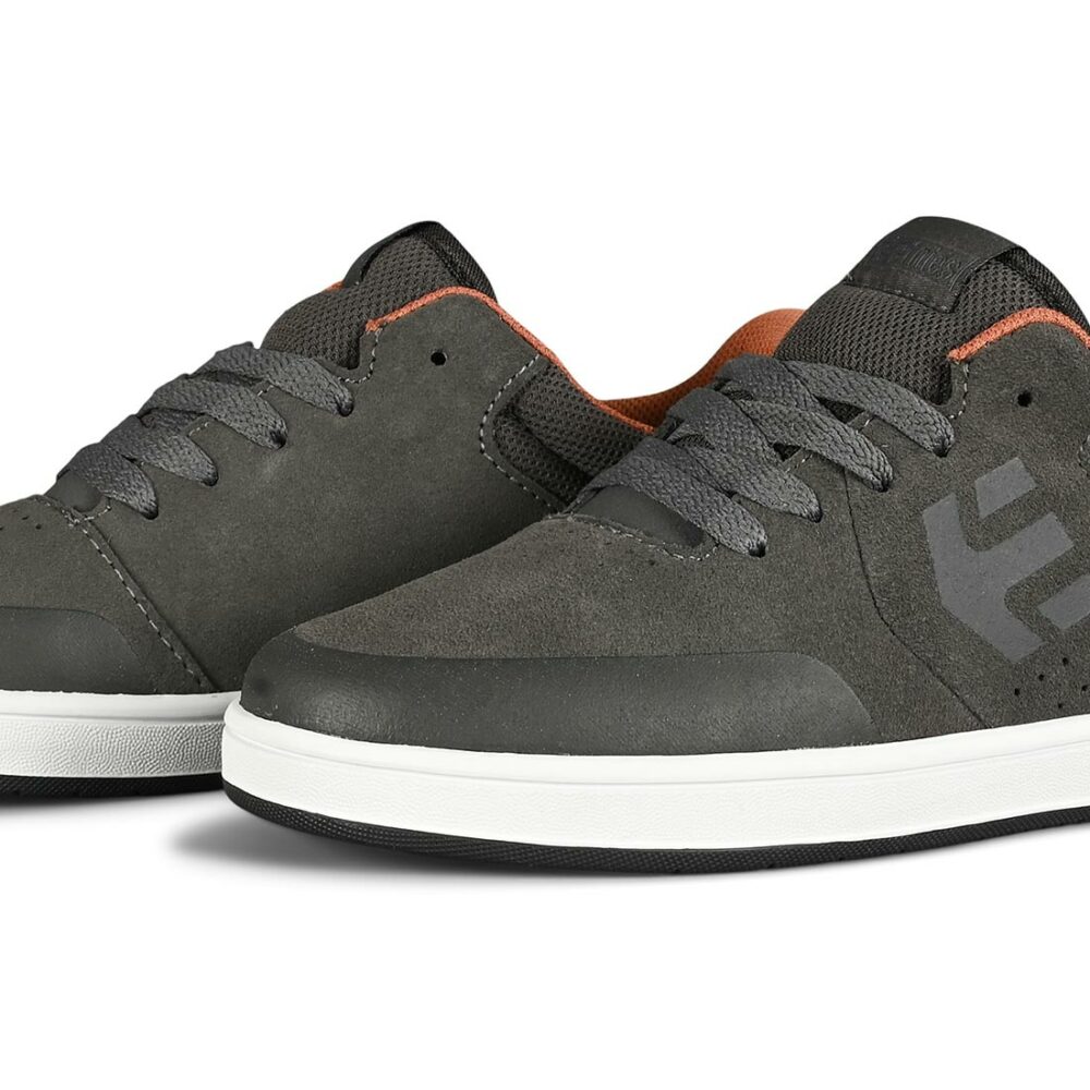 Etnies Marana Kids Skate Shoes - Dark Grey/Light Grey