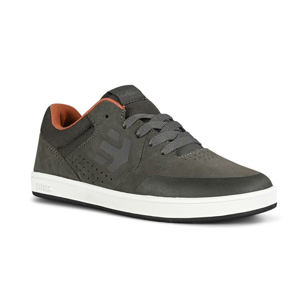 Etnies Marana Kids Skate Shoes - Dark Grey/Light Grey