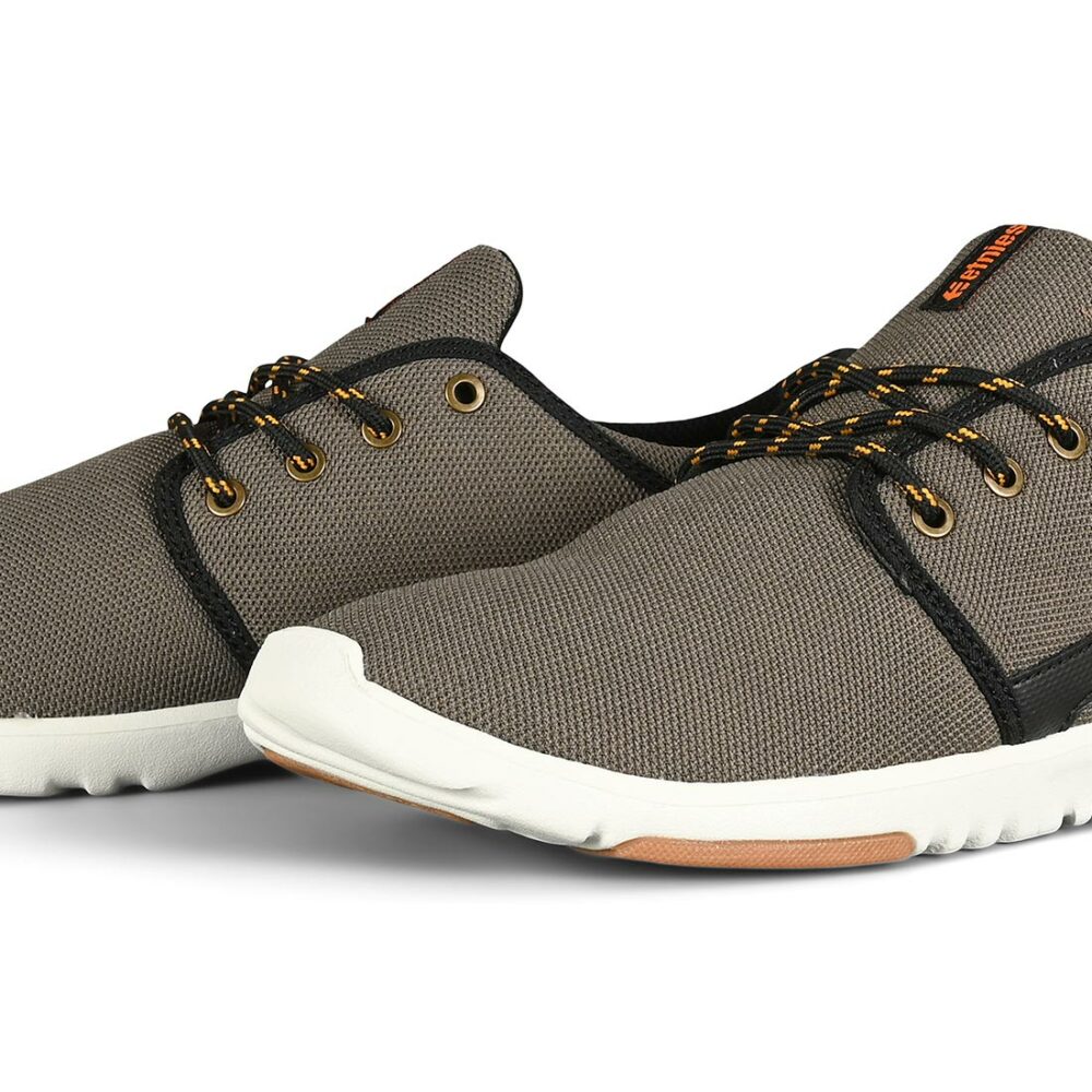 Etnies Scout Shoes - Dark Grey/Black/Orange