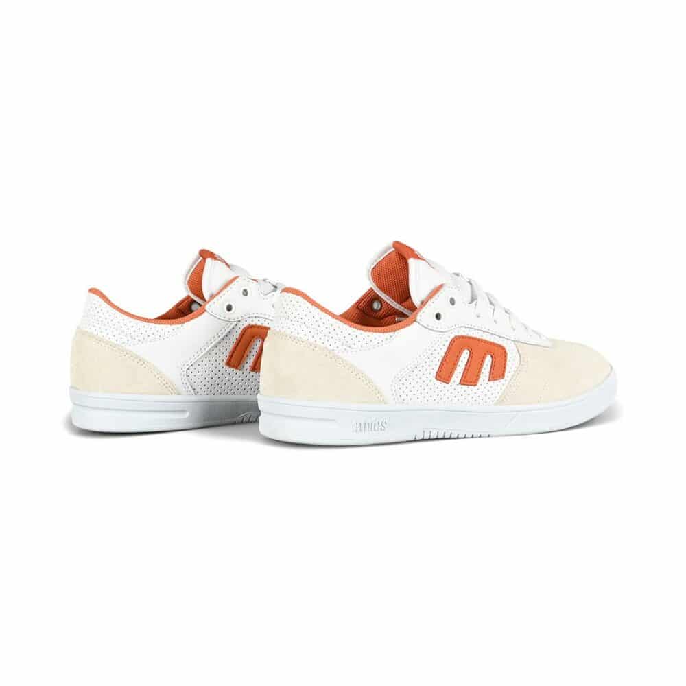 Etnies Windrow Skate Shoes - White/Orange