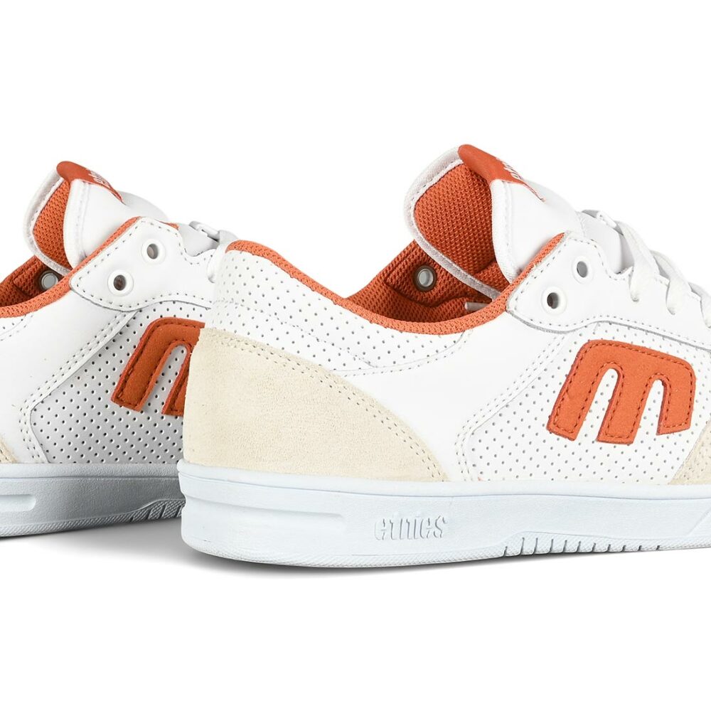 Etnies Windrow Skate Shoes - White/Orange