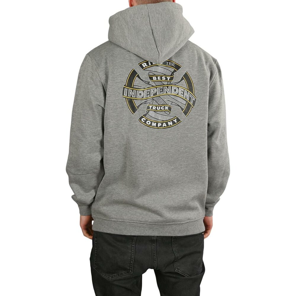 Independent BC Ribbon Pullover Hoodie - Dark Heather