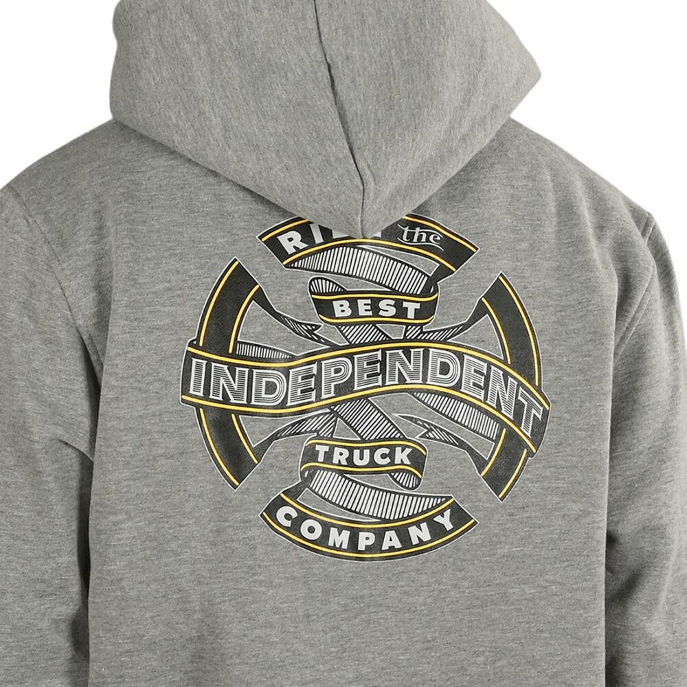 Independent BC Ribbon Pullover Hoodie - Dark Heather