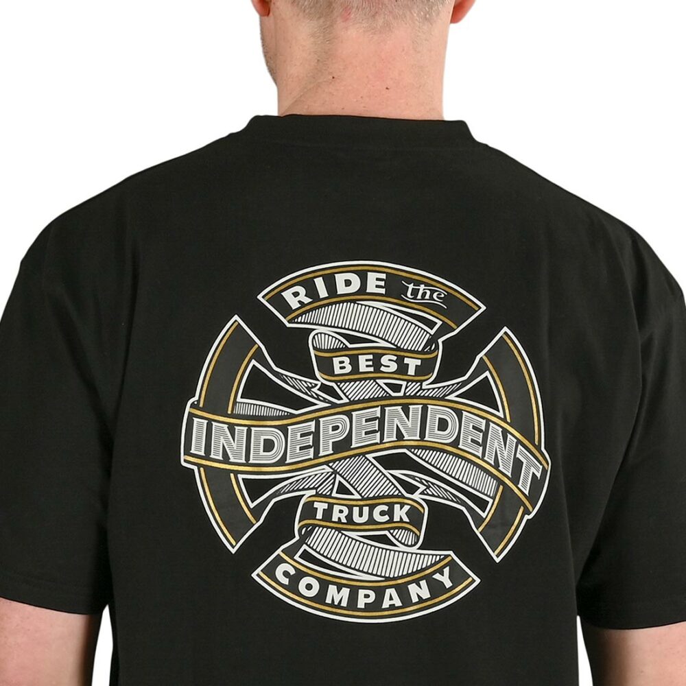 Independent BC Ribbon S/S T-Shirt - Black